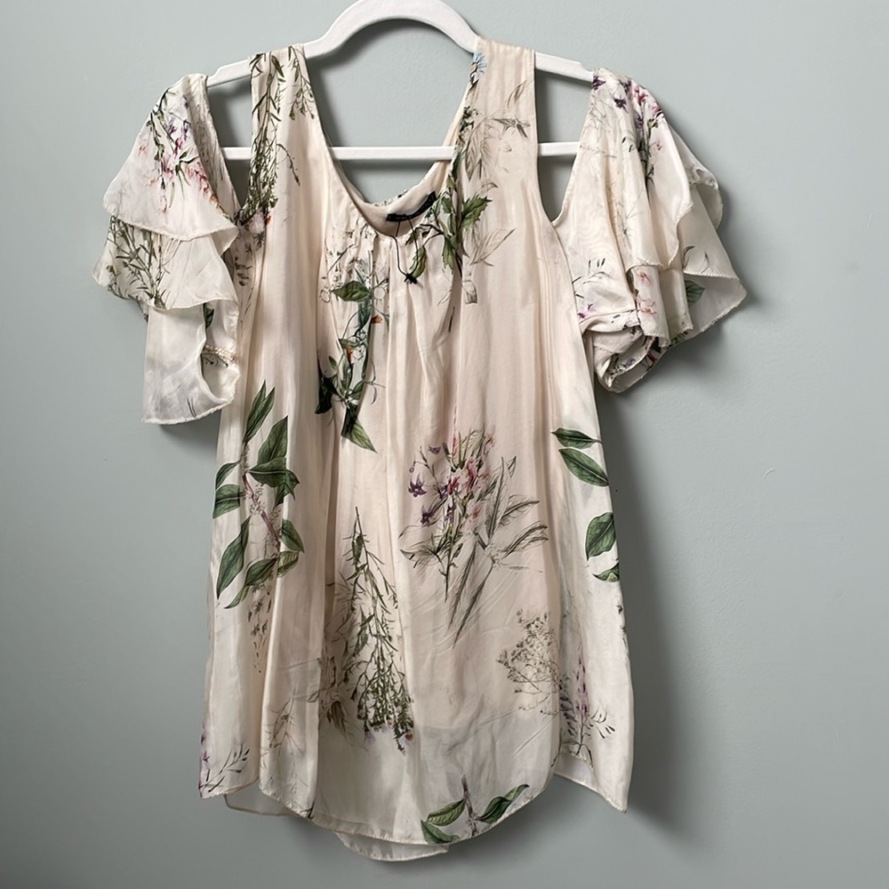 6. Made In Italy Silk Blouse NWOT